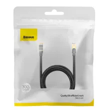 Кабель Baseus High Speed CAT7 Seven Types RJ45 10Gigabit Network Cable Ethernet Круглый 3m Черный