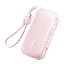 УМБ Baseus EnerFill FC21 Qpow 3 Ultra 20000mAh 22.5W с технологией QC3.0+PD3.0 + Кабель Type-C to Lightning Розовый
