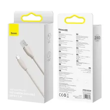 Кабель Baseus Jelly Liquid Silica Gel USB to Lightning 2.4A 2m Розовый