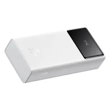 УМБ Baseus Star-Lord Digital Display 30000mAh 30W с технологией QC3.0+PD3.0 2USB+Type-C + Кабель USB to Type-C Белый