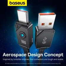 Кабель Baseus Unbreakable Series Fast Charging Data Cable USB to Type-C 100W 20V 5A 2m Черный