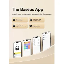 Беспроводные Bluetooth наушники Baseus Bowie H1 Pro с функцией шумоподавления ANC Белый