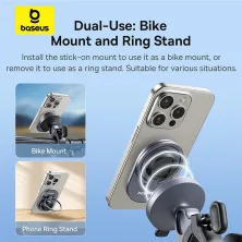 Тримач телефону на велосипед Baseus PrimeTrip Series Stick-on Type Bike Phone Mount Чорний