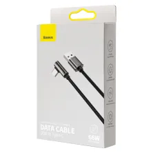 Кабель Baseus Legend Series Fast Charging Data Cable USB to Type-C 66W 11V 6A 2m Чорний