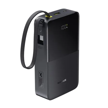 УМБ Baseus EnerFill FC51 Bipow2 Pro 20000mAh 22.5W 2.4A з технологією QC3.0+PD3.0 та Type-C кабелем 22.5W Чорний