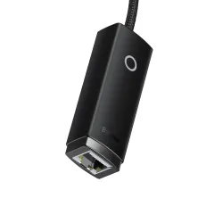 USB Перехідник Baseus Lite Series Ethernet 1000 Mbps Type-C to RJ45 Чорний