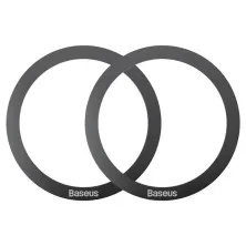 Магнитное кольцо Baseus Halo Series Magnetic Metal Ring с функцией Magsafe набор 2 штуки Черный