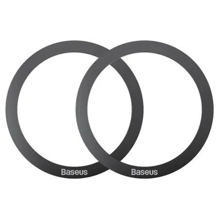 Магнитное кольцо Baseus Halo Series Magnetic Metal Ring с функцией Magsafe набор 2 штуки Черный