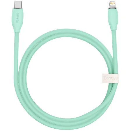 Кабель Baseus Jelly Liquid Silica Gel Fast Charging Data Cable Type-C to Lightning PD 20W 1.2m Зелений