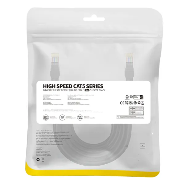 Кабель Baseus High Speed CAT5 RJ45 Gigabit Network Cable Ethernet Кабель Baseus High Speed CAT5 RJ45 Gigabit Network Cable Ethernet