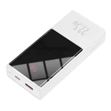 УМБ Baseus Super Mini 20000mAh 22.5W 5A с технологией QC3.0+PD3.0 + Кабель USB to Type-C Белый