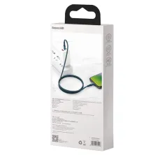 Кабель Baseus High Density Braided Fast Charging Data Cable Type-C to Lightning PD 20W 1m Синий
