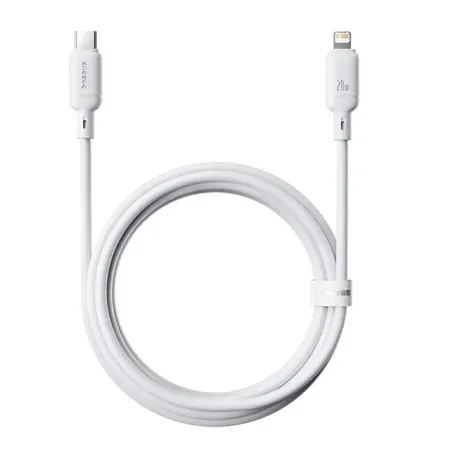 Кабель Baseus Silky Series Fast Charging Data Cable Type-C to Lightning PD 20W 2m Белый