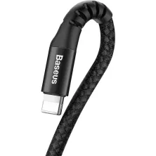 Кабель Baseus Fish Eye Spring Data Cable USB to Lightning 2A 1m Чорний
