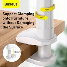 Держатель для телефона и планшета Baseus Otaku Life Rotary Adjustment Lazy Holder Серебристый