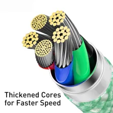 Кабель Baseus Dynamic Series Fast Charging Data Cable Type-C to Lightning PD 20W 1m Зелений