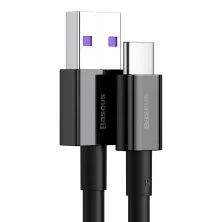 Кабель Baseus Superior Series Fast Charging Data Cable USB to Type-C 66W 11V 6A 2m Черный