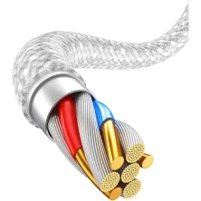 Кабель Baseus Dynamic Series Fast Charging USB to Lightning 2.4A 1m Белый