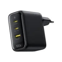 Сетевое зарядное устройство Baseus EnerFill FE22 GaN6 Fast Charger 100W USB+2Type-C Черный