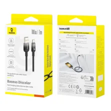 Кабель Baseus Discolor Series Fast Charging Data Cable USB to Type-C 100W 20V 5A 1m Черный