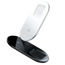 Бездротовий зарядний пристрій Baseus Simple 2in1 For Phone + Pods Pro з технологією Qi 15W 2A Чорний