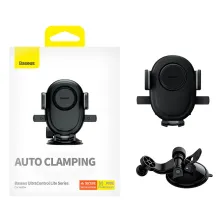Автодержатель для телефона Baseus UltraControl Lite Series Car Holder на торпедо Черный