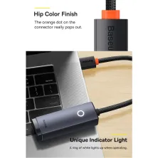 USB Переходник Baseus Lite Series Ethernet 100 Mbps Type-A to RJ45 Сірий