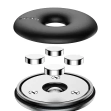 Автодержатель для телефона магнитный Baseus Star Ring Magnetic Car Bracket в воздуховод Черный