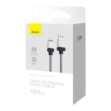 Кабель Baseus CoolPlay Series Fast Charging Data Cable USB to Type-C 100W 20V 5A 1m Чорний