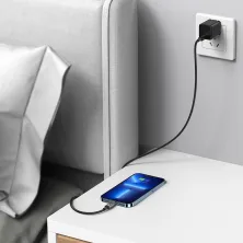 Кабель Baseus Explorer Series Auto Power-Off Fast Charging Data Cable Type-C to Lightning PD 20W 2m Синій