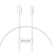 Кабель Baseus Superior Series Fast Charging Data Cable USB to Type-C 100W 20V 5A 0.25m Белый