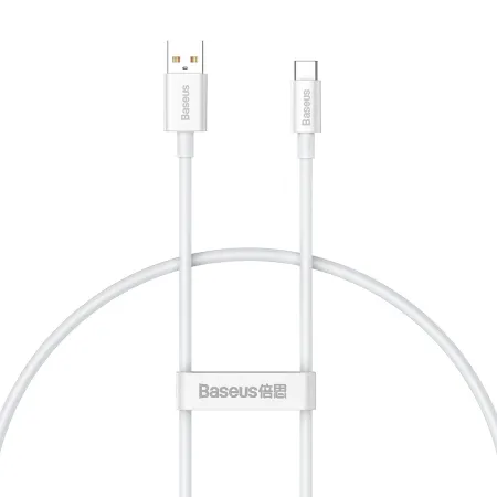 Кабель Baseus Superior Series Fast Charging Data Cable USB to Type-C 100W 20V 5A 0.25m Белый