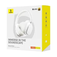 Беспроводные Bluetooth наушники Baseus Bowie H1 Pro с функцией шумоподавления ANC Белый