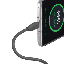 Кабель Baseus Jelly Liquid Silica Gel Fast Charging Data Cable Type-C to Type-C 100W 20V 5A 1.2m Чорний