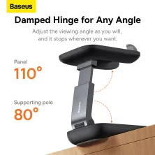 Подставка для телефона настольная Baseus Seashell Series Folding Phone Stand Черный