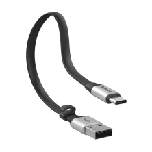 Кабель Baseus Nimble Portable Cable USB to Type-C 3A 0.23m Сріблястий