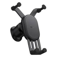 Бездротовий автомобільний зарядний пристрій Baseus Stable Gravitational Wireless Charging Car Mount Pro з технологією Qi 15W Чорний