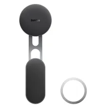 Автодержатель для телефона магнитный Baseus T-Space Series Folding Metal Car Mount Magnetic на торпедо Черный