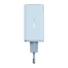 Мережевий зарядний пристрій Baseus GaN6 Pro 65W 2USB+2Type-C + кабель Baseus Type-C to Type-C 100W 20V/5A 1м Блакитний