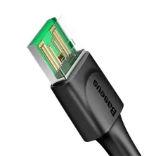 Кабель Baseus White Series Support VOOC Quick Charging Cable USB to Type-C 100W 20V 5A 1m Черный