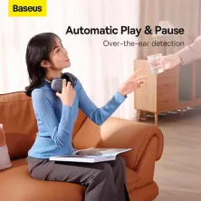 Беспроводные Bluetooth наушники Baseus Bowie H2 с функцией шумоподавления ANC Серый