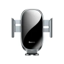 Автодержатель для телефона Baseus Smart Car Mount Cell Phone в воздуховод автоматический Серебристый