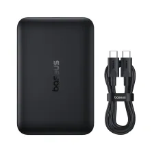 УМБ Baseus EnerFill FM11 Ultra-Mini Magnetic 2in1 10000mAh 22.5W 3A QC3.0+PD3.0 з Бездротовою зарядкою Qi 15W Чорний
