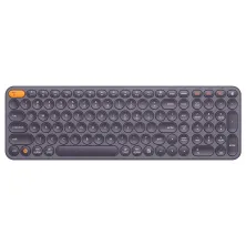Клавиатура беспроводная Baseus K01B Wireless Tri-Mode Keyboard 2.4G/BT1+BT2 Серый