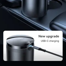Автомобильная пепельница в подстаканник Baseus Premium 2 Series Car Ashtray Черный