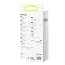 Кабель Baseus Crystal Shine Series Fast Charging Data Cable USB to Type-C 100W 20V 5A 2m Фіолетовий
