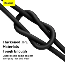 Кабель Baseus Superior Series Fast Charging Data Cable USB to Type-C 66W 11V 6A 2m Черный