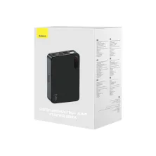 Пускозарядное устройство Бустер Baseus Super Energy Pro+ Car Jamp Starter 3in1 12V 16000mAh 1600A с функцией Павербанка 65W 5V/3A и LED фонарика Черный