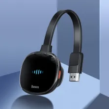 HDMI адаптер Baseus Meteorite Shimmer Wireless Display Adapter відео-адаптер бездротовий Чорний