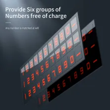 Автовизитка парковочная карта Baseus Moonlight Box Series Temporary Parking Number Plate Черный